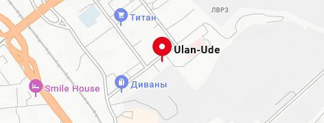 Map of Ulan-Ude,Russia